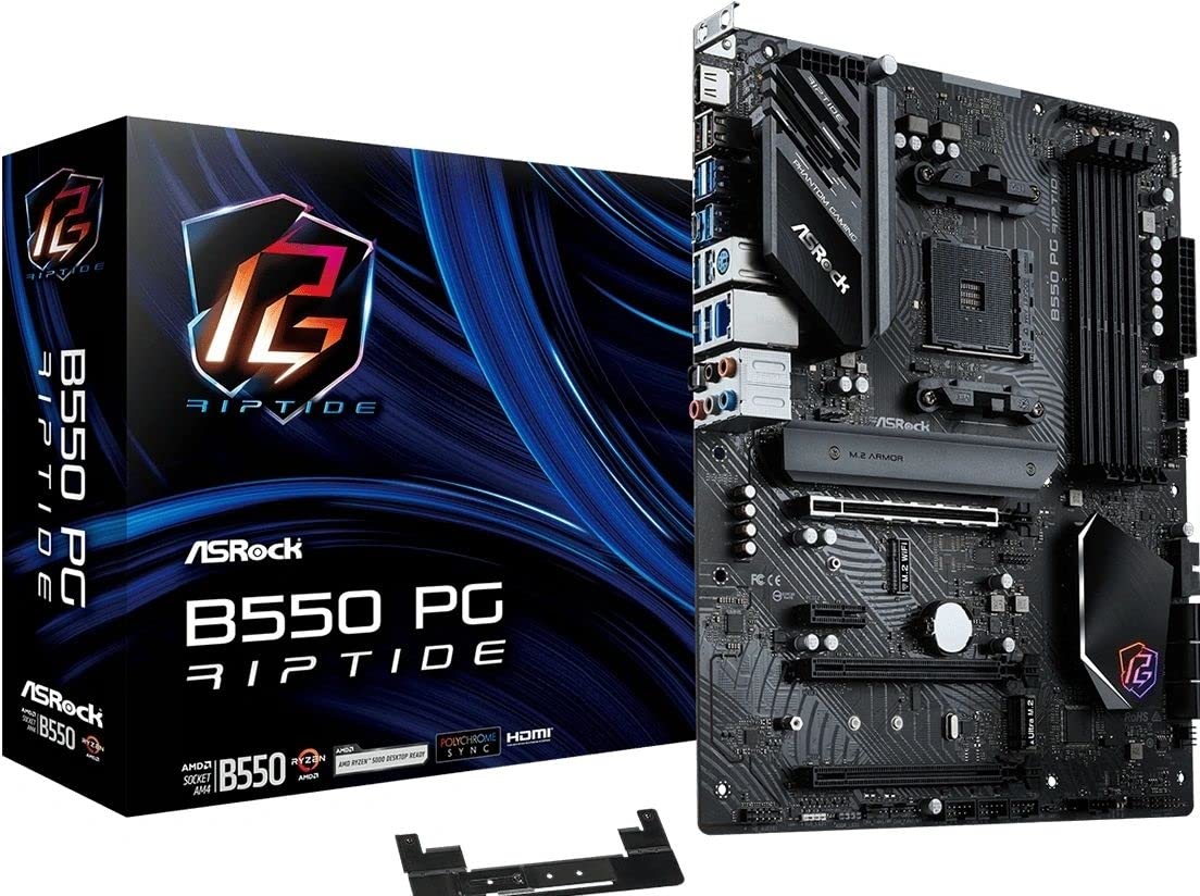 マザーボード B550 PG Riptide Socket AM4 Amazon.com: ASRock AMD B550 PG Riptide ATX Motherboard Dual